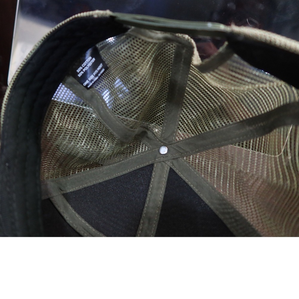ATX Surf Boats Trucker Hat Camo Black Brown Mesh Snapback 7 Panel Cap OSFM - Picture 5 of 5